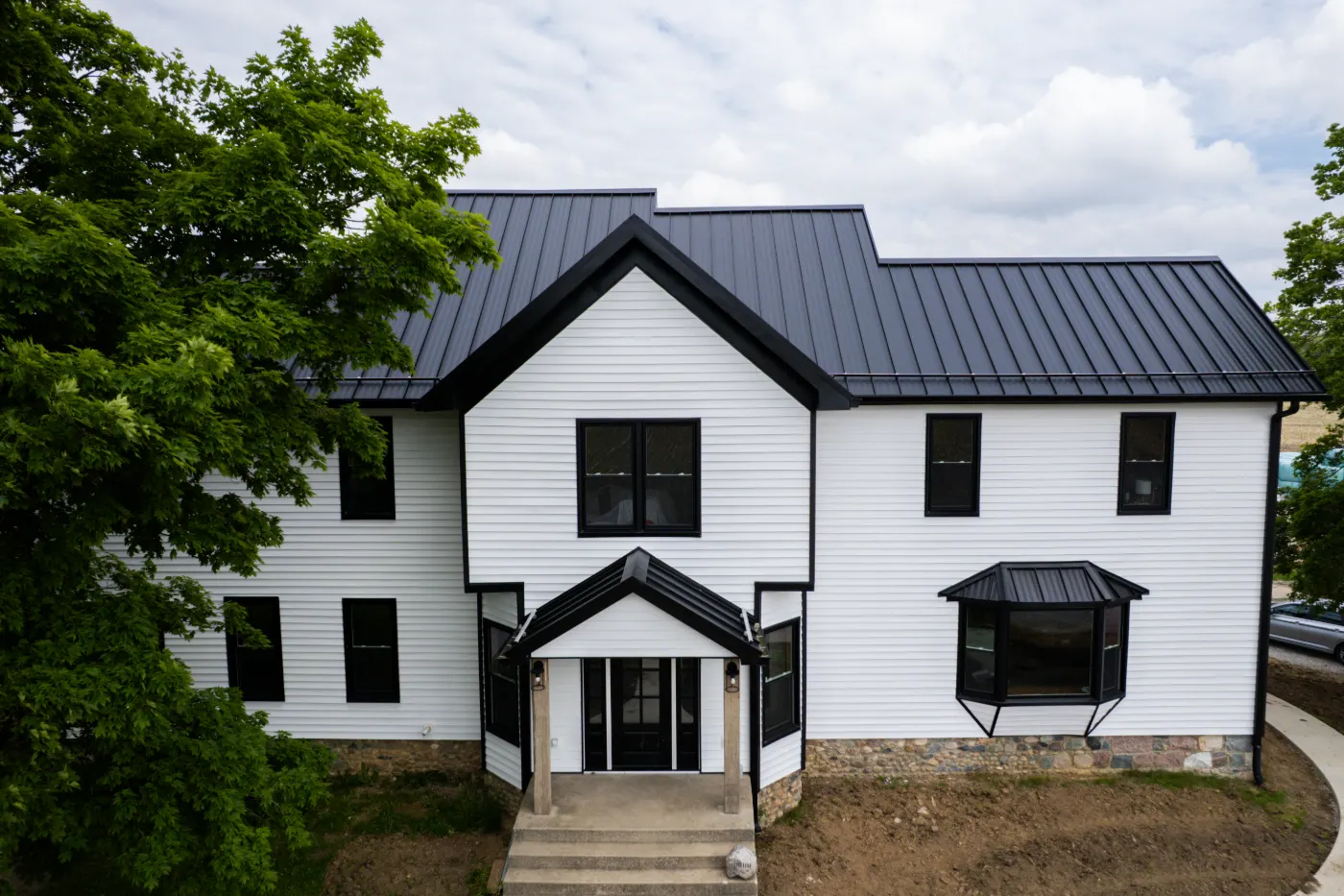 Trim and flashing detail on a Mohawk Crossing siding job